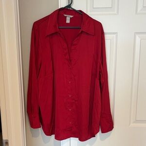 H&M Red Blouse